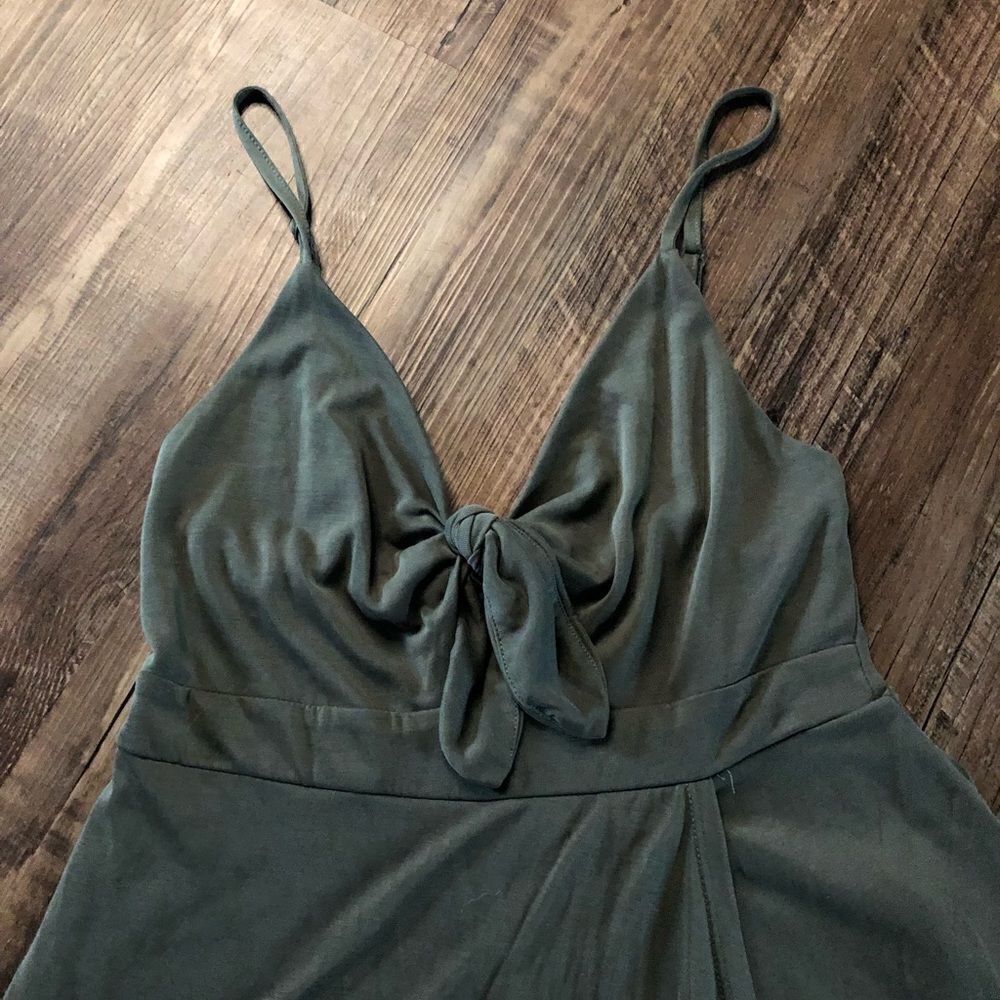 L.A. Hearts front tie romper